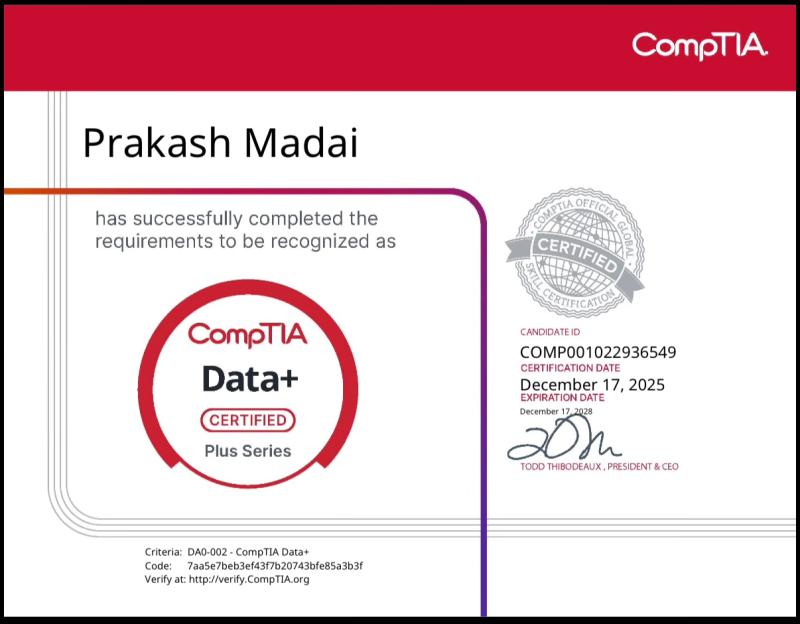 CompTIA Data+