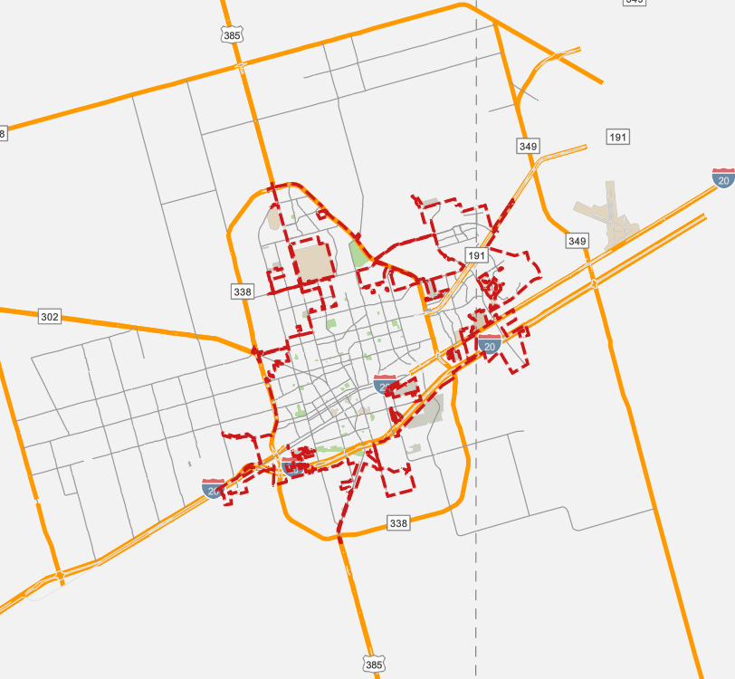 Fire hydrants locator map